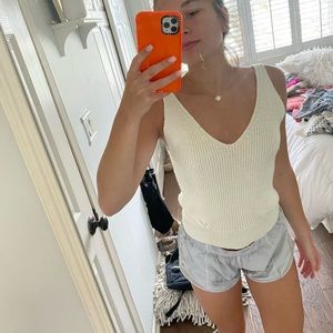 Cream tank top